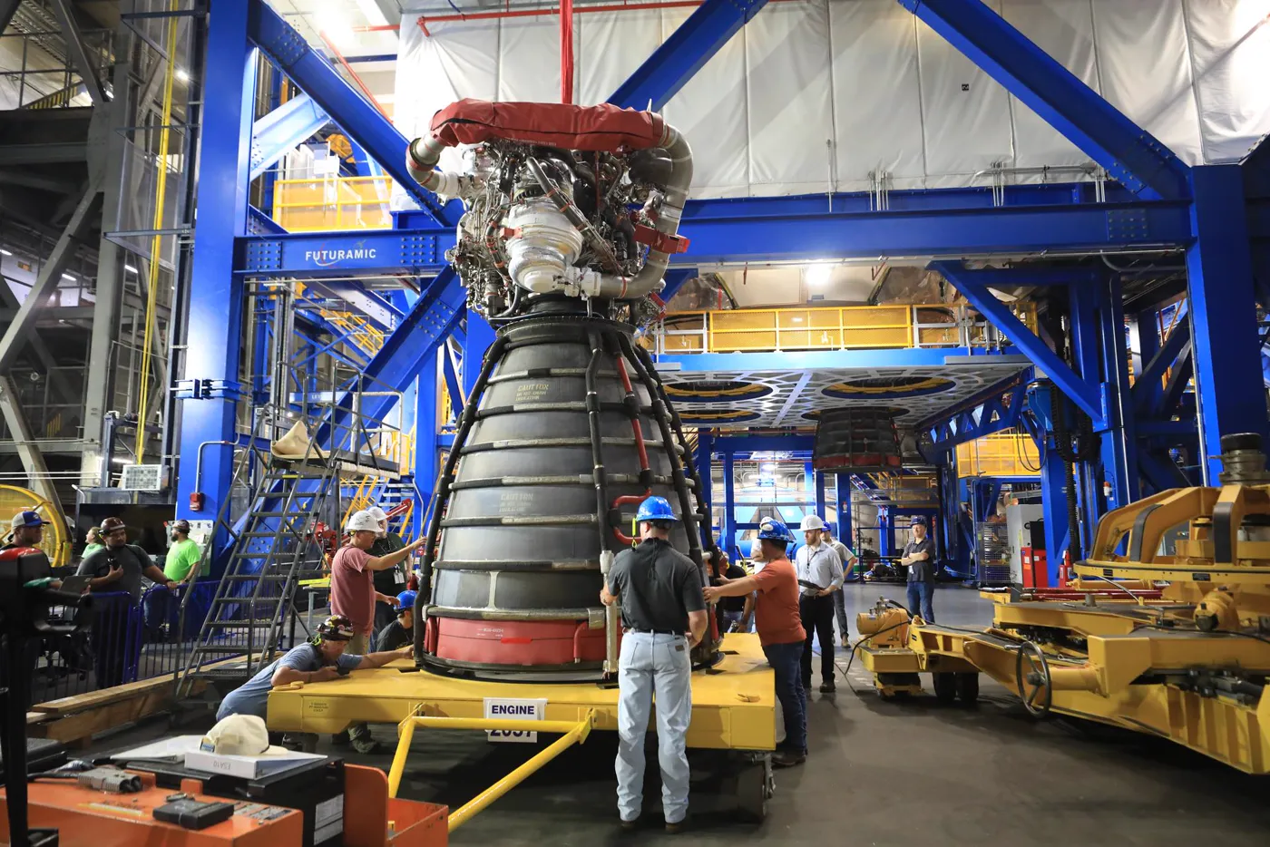NASA Bolts Four Shuttle-Era Engines Onto the Artemis III Rocket as 2027 Launch Nears