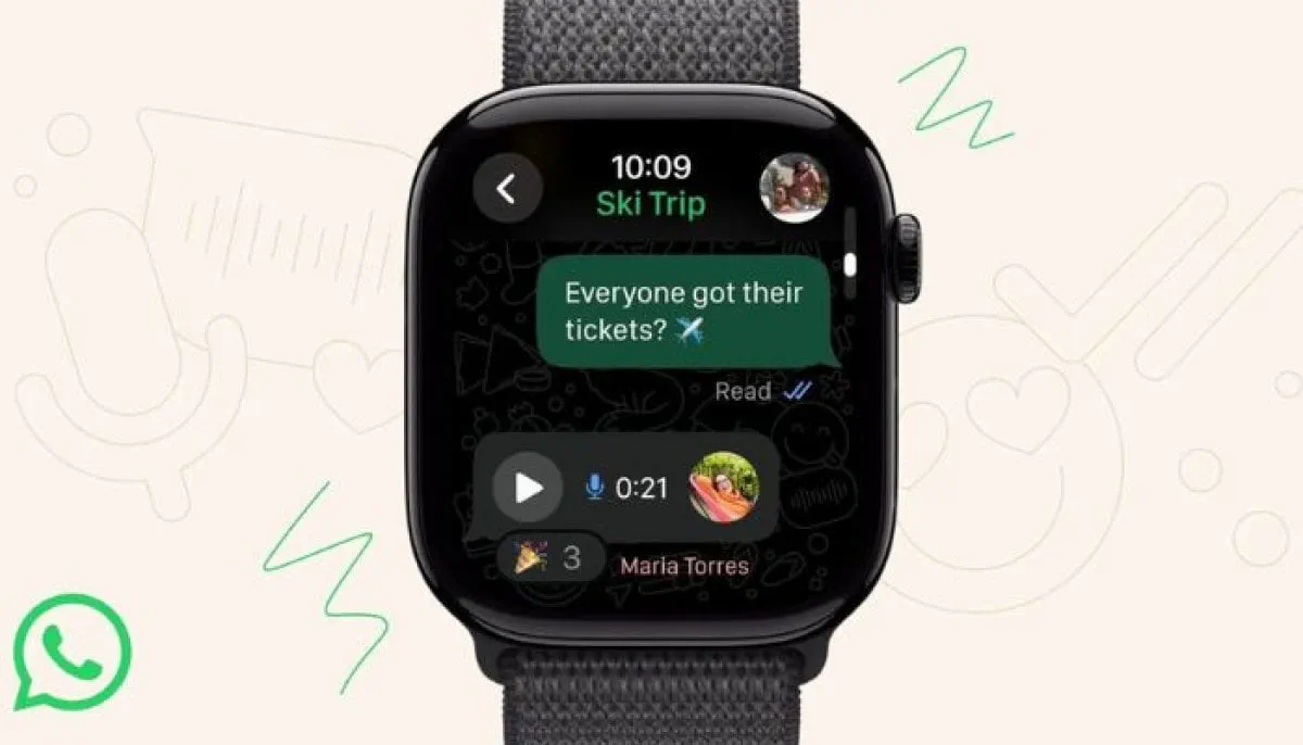 WhatsApp for Apple Watch Adds Full Emoji Reaction Support