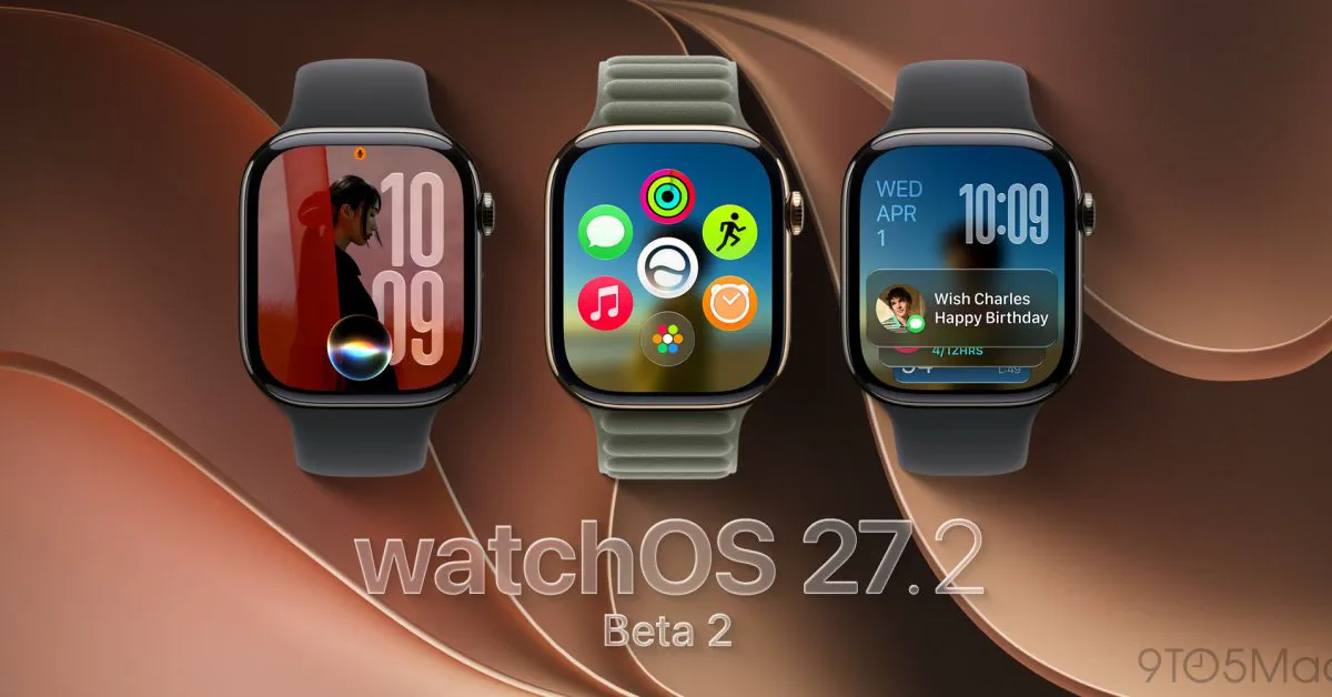 watchOS 27.2 Beta 2 引入全新触控手势,恢复 Apple Watch 应用切换器