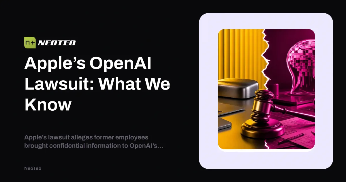 OpenAI 指控 Apple 在商业秘密诉讼中不正当引入新证据