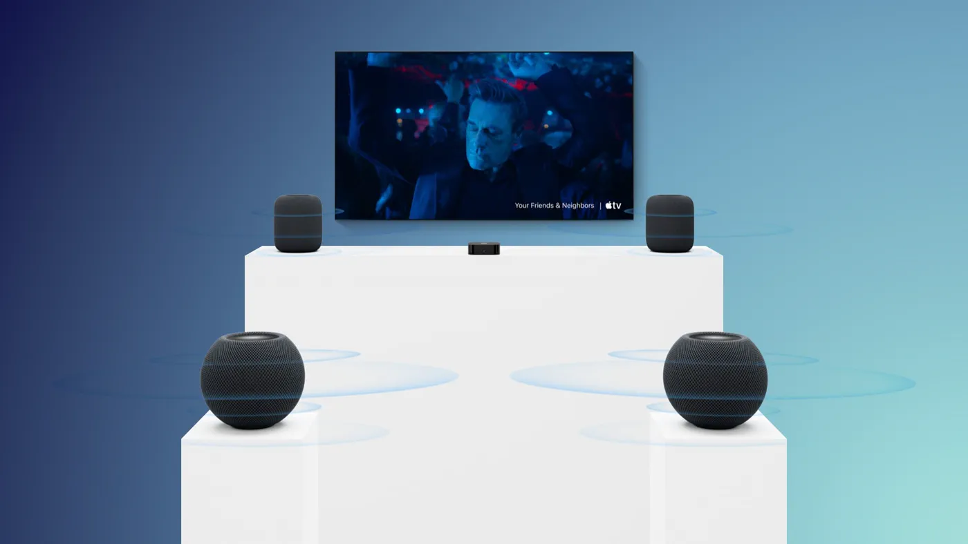 New Apple TV 4K Adds 'Whole Room Audio' Mode Across Four HomePods