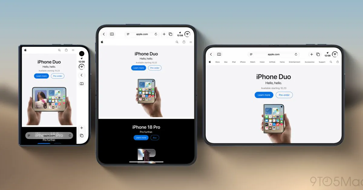 Apple Investigates Fix for Safari's Cramped Layout on iPhone Duo Outer Screen